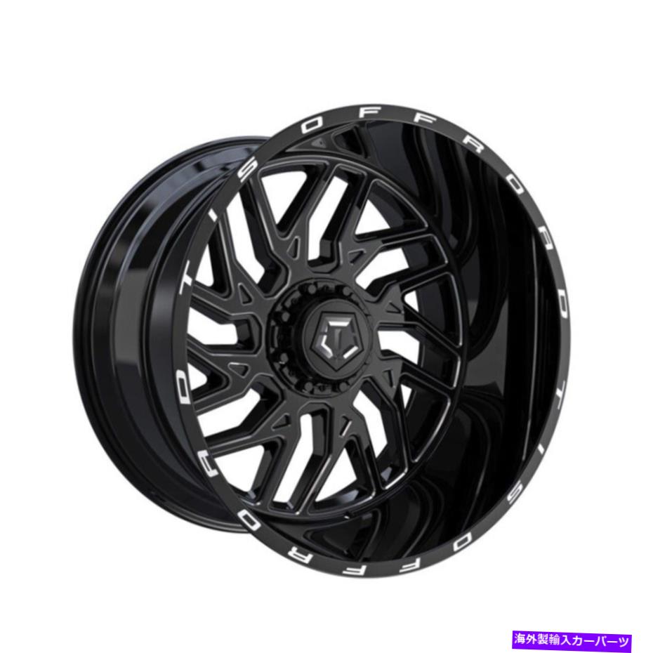 ホイール　4本セット 20x12 tis 544bmグロスブラックミリングホイール5x5/5x135（-44mm）セット4 20x12 TIS 544BM Gloss Black Milled Wheels 5x5/5x135 (-44mm) Set of 4