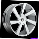 ホイール　4本セット 20x8.5 DUB 1PC S132 DIRECTA CHROMEメッキホイール6x120/6x132（35mm）セット4 20x8.5 DUB 1pc S132 DIRECTA CHROME PLATED Wheel 6x120/6x132 (35mm) Set of 4