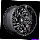 ホイール 4本セット 20x9燃料D807ハリケーングロスブラックミリングホイール8x6.5(1mm)セット4のセット 20x9 Fuel D807 Hurricane Gloss Black Milled Wheels 8x6.5 (1mm) Set of 4(2)
