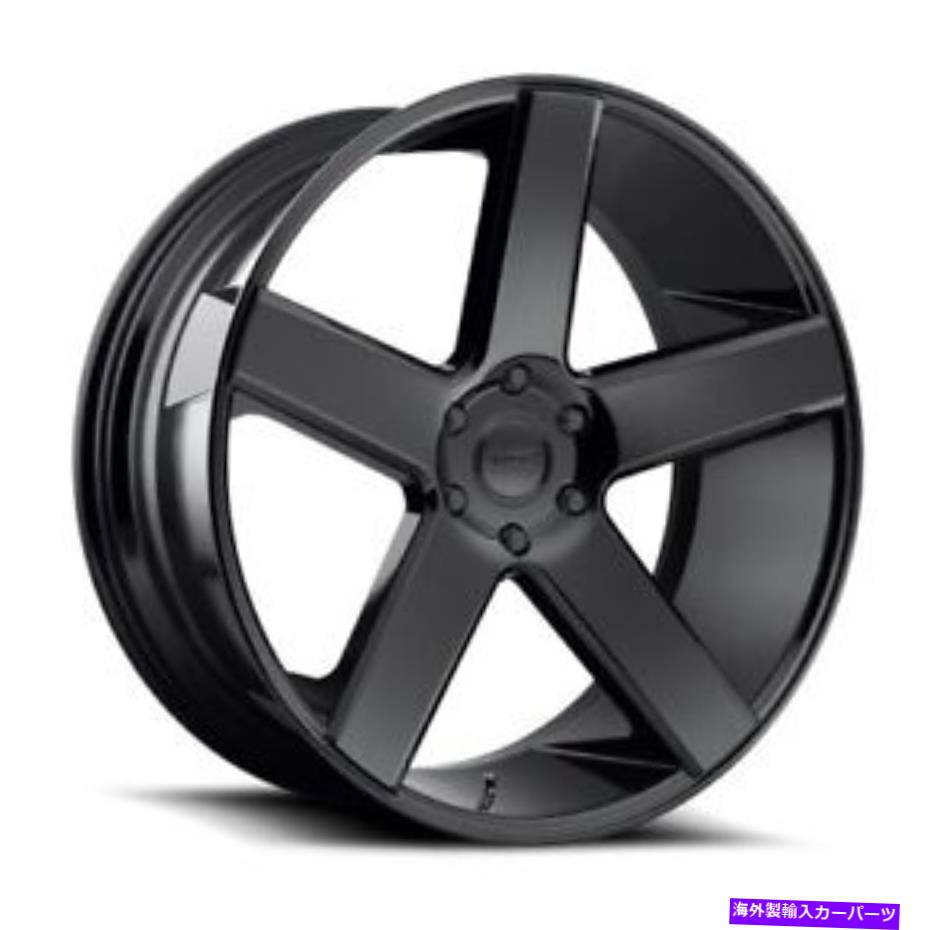 ホイール　4本セット 22x8.5 S216ダブバラーグロスブラックホイール5x4.5（38mm）セット4 22x8.5 S216 Dub Baller Gloss Black Wheels 5x4.5 (38mm) Set of 4