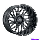 ホイール 4本セット 22x12 Vision 404 Brawl Gloss Black Milled Spoke Wheels 8x170(-51mm)セット4セット 22x12 Vision 404 Brawl Gloss Black Milled Spoke Wheels 8x170 (-51mm) Set of 4(2)