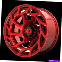 ホイール 4本セット 20x12 XD XD860 OnSlaught Candy Red Wheels 8x170(-44mm)セット4 20x12 XD XD860 Onslaught Candy Red Wheels 8x170 (-44mm) Set of 4(2)