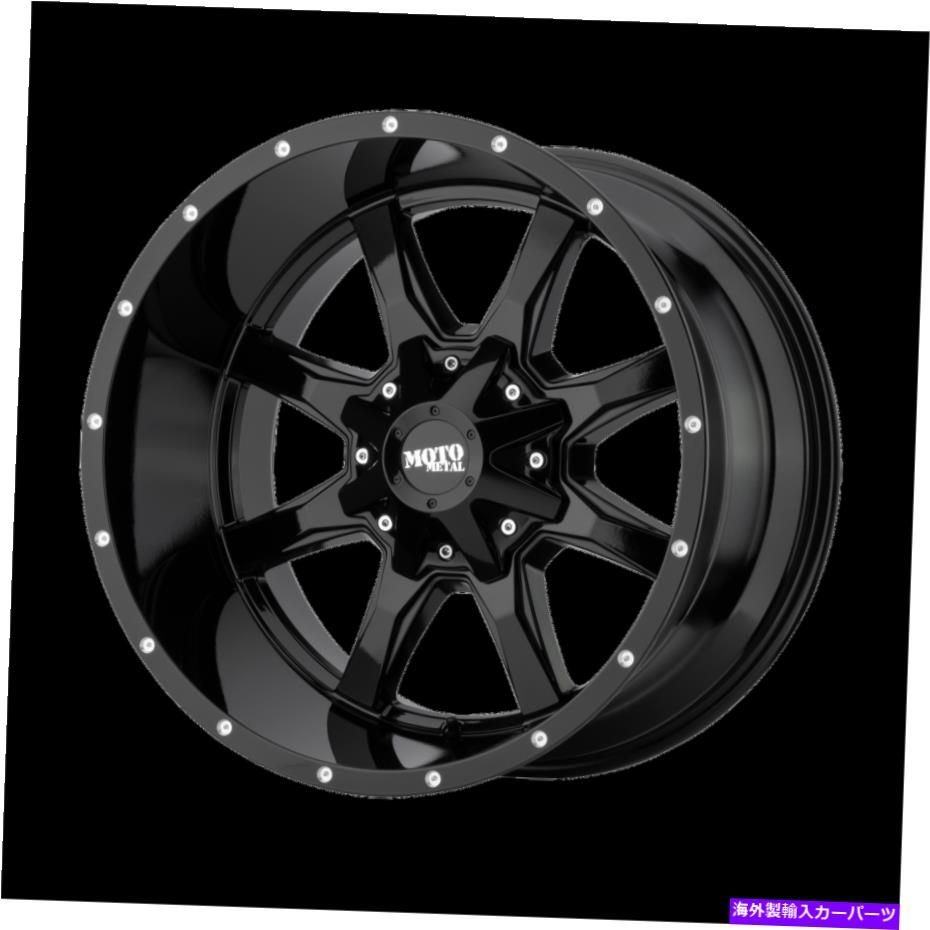 ホイール　4本セット 22x12 Moto Metal Mo970 Gloss BlackWheels 8x170（-44mm）セット4 22x12 Moto Metal MO970 Gloss Black Wheels 8x170 (-44mm) Set of 4