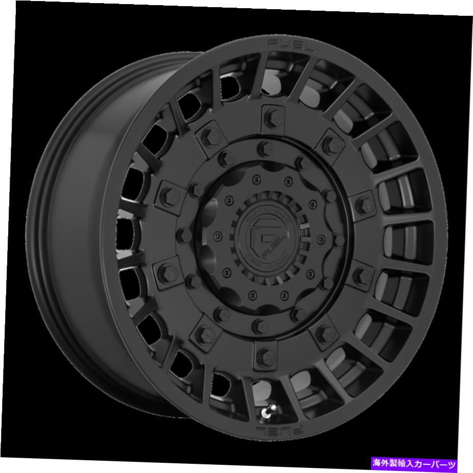 ホイール　4本セット 20x9燃料D723民兵マットブラックホイール5x4.5/5x5（1mm）セット4のセット 20x9 Fuel D723 Militia Matte Black Wheel 5x4.5/5x5 (1mm) Set of 4