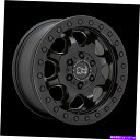 ホイール 4本セット 17x8 Black Rhino Venture BeadLock Matte BlackWheels 6x130(38mm)セット4 1...