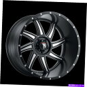 ホイール 4本セット 24x14 American Truxx Vortex Black/Milled Wheels 6x5.5(-76mm)セット4 24x1...