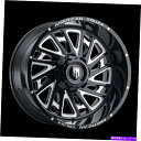 ホイール 4本セット 22x12 American Truxx Blade Black/Milled Wheels 8x180(-44mm)セット4 22x12...