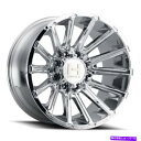 ホイール 4本セット 22x12敵対的なH123台風鎧メッキ(Chrome)ホイール8x6.5(-44mm)セット4セット 22x12 Hostile H123...