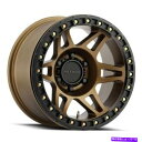 ホイール 4本セット 17x9メソッドMR106ビードロックブロンズホイール8x6.5（-44mm）セット4 17x9 Method MR106 Beadlock Bronze Wheel 8x6.5 (-44mm) Set of 4