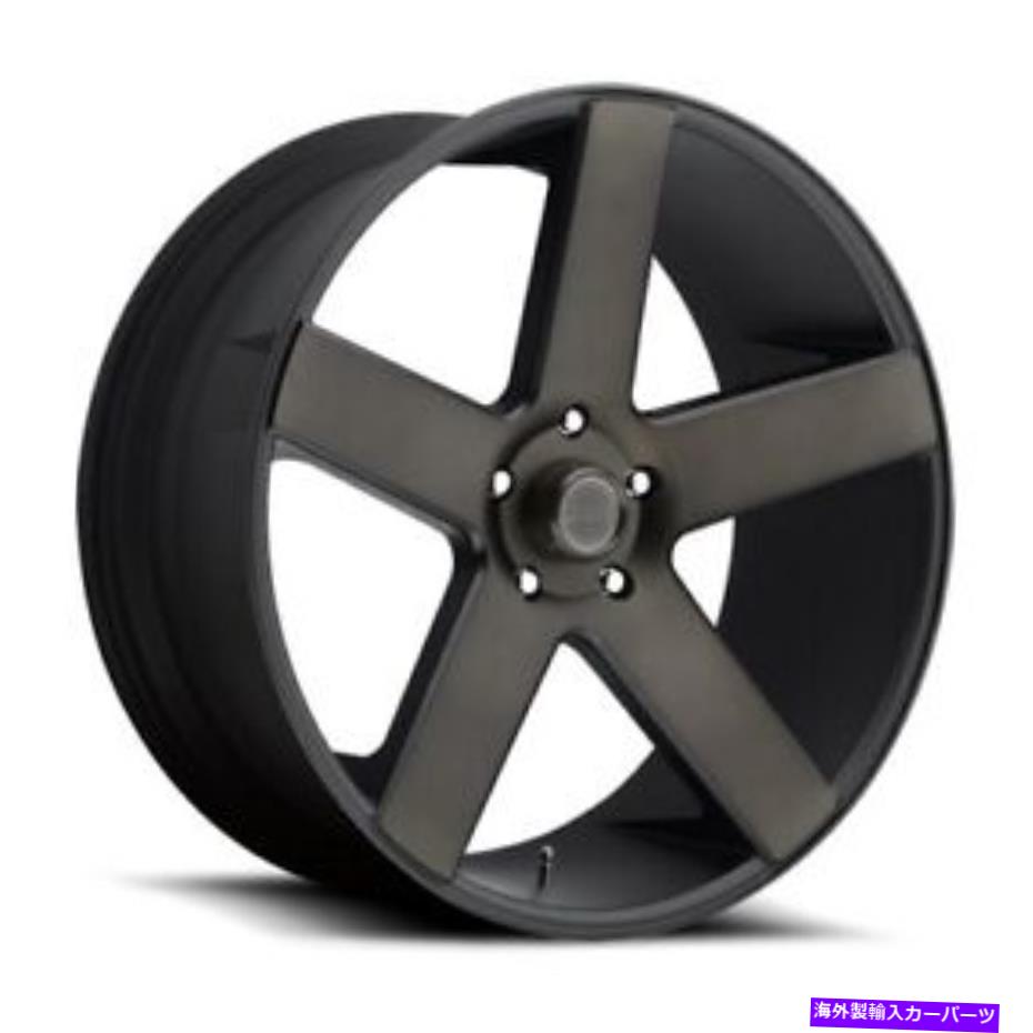 ホイール　4本セット 22x9.5 S116ダブバラーマットブラック機械加工ホイール5x150（32mm）セット4 22x9.5 S116 Dub Baller Matte Black Machined Wheels 5x150 (32mm) Set of 4