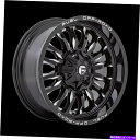 ホイール 4本セット 20x9燃料D795アークグロスブラックミリングホイール6x135/6x5.5(1mm)4のセット 20x9 Fuel D795 Arc ...