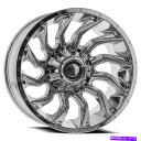 ホイール 4本セット 20x12 XFオフロードXF-224クロムホイール8x6.5/8x180(-44mm)セット4 20x12 XF Off-Road XF-224 Chrome Wheels 8x6.5/8x180 (-44mm) Set of 4(2)