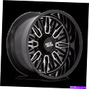 ホイール 4本セット 22x10 Moto Metal Mo809スティンガーブラック機械加工ホイールブランク(-18mm)4のセット 22x10 Moto M...