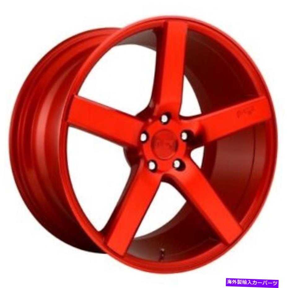 ホイール　4本セット 20x10 M187ニッチミラノグロスレッドホイール5x4.5（40mm）セット4のセット 20x10 M187 Niche Milan Gloss Red Wheels 5x4.5 (40mm) Set of 4