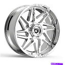ホイール 4本セット 22x12ギアオフロード761c比クロームメッキホイール6x135/6x5.5(-44mm)セット4 22x12 Gear Off Roa...