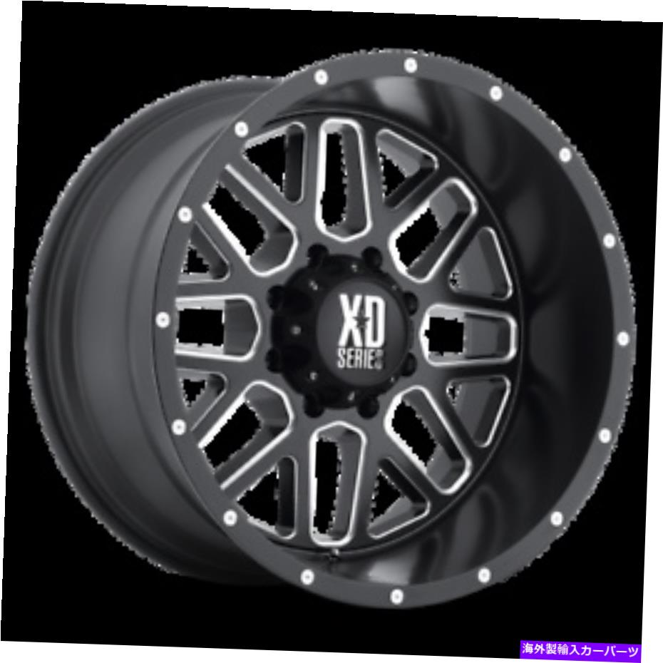 20x10 XD XD820 GRENADE Satin Black Milled Wheels 8x170 (-24mm) Set of 4カテゴリホイール　4本セット状態新品メーカー車種発送詳細全国一律 送料無料 （※北海道、沖縄、離島は省く）商品詳細輸入商品の為、英語表記となります。Condition: NewBrand: XDManufacturer Part Number: XD82021087924NUSBolt Pattern: 8x170Finish: Satin Black MilledHub Bore: 125.5Model: XD820 GRENADEOffset: -24mmSet Size: 4Size: 20x10Weight: 160《ご注文前にご確認ください》■海外輸入品の為、NC・NRでお願い致します。■取り付け説明書は基本的に付属しておりません。お取付に関しましては専門の業者様とご相談お願いいたします。■通常2〜4週間でのお届けを予定をしておりますが、天候、通関、国際事情により輸送便の遅延が発生する可能性や、仕入・輸送費高騰や通関診査追加等による価格のご相談の可能性もございますことご了承いただいております。■海外メーカーの注文状況次第では在庫切れの場合もございます。その場合は弊社都合にてキャンセルとなります。■配送遅延、商品違い等によってお客様に追加料金が発生した場合や取付け時に必要な加工費や追加部品等の、商品代金以外の弊社へのご請求には一切応じかねます。■弊社は海外パーツの輸入販売業のため、製品のお取り付けや加工についてのサポートは行っておりません。専門店様と解決をお願いしております。■大型商品に関しましては、配送会社の規定により個人宅への配送が困難な場合がございます。その場合は、会社や倉庫、最寄りの営業所での受け取りをお願いする場合がございます。■輸入消費税が追加課税される場合もございます。その場合はお客様側で輸入業者へ輸入消費税のお支払いのご負担をお願いする場合がございます。■商品説明文中に英語にて”保証”関する記載があっても適応はされませんのでご了承ください。■海外倉庫から到着した製品を、再度国内で検品を行い、日本郵便または佐川急便にて発送となります。■初期不良の場合は商品到着後7日以内にご連絡下さいませ。■輸入商品のためイメージ違いやご注文間違い当のお客様都合ご返品はお断りをさせていただいておりますが、弊社条件を満たしている場合はご購入金額の30％の手数料を頂いた場合に限りご返品をお受けできる場合もございます。(ご注文と同時に商品のお取り寄せが開始するため)（30％の内訳は、海外返送費用・関税・消費全負担分となります）■USパーツの輸入代行も行っておりますので、ショップに掲載されていない商品でもお探しする事が可能です。お気軽にお問い合わせ下さいませ。[輸入お取り寄せ品においてのご返品制度・保証制度等、弊社販売条件ページに詳細の記載がございますのでご覧くださいませ]&nbsp;