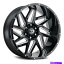 ホイール　4本セット 22x10 Vision 361 Spyder Gloss Black Milled Spoke Wheels 8x180（-19mm）セット4セット 22x10 Vision 361 Spyder Gloss Black Milled Spoke Wheels 8x180 (-19mm) Set of 4