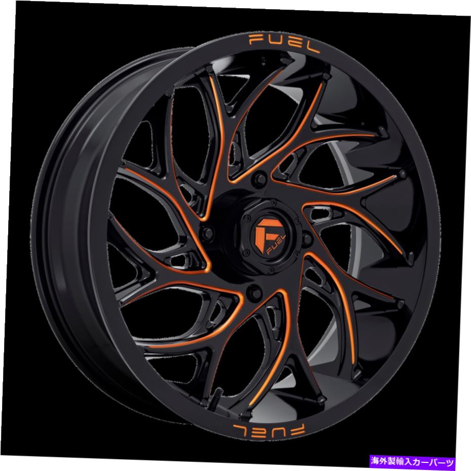 ۥ롡4ܥå 22x7 Fuel UTV D780 Runner UTV Gloss Black Wheel 4x1370mm˥...