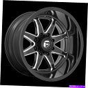 ホイール 4本セット 22x10燃料D749ハンマーグロスブラックミリングホイール5x150(-18mm)セット4 22x10 Fuel D749 Hammer...
