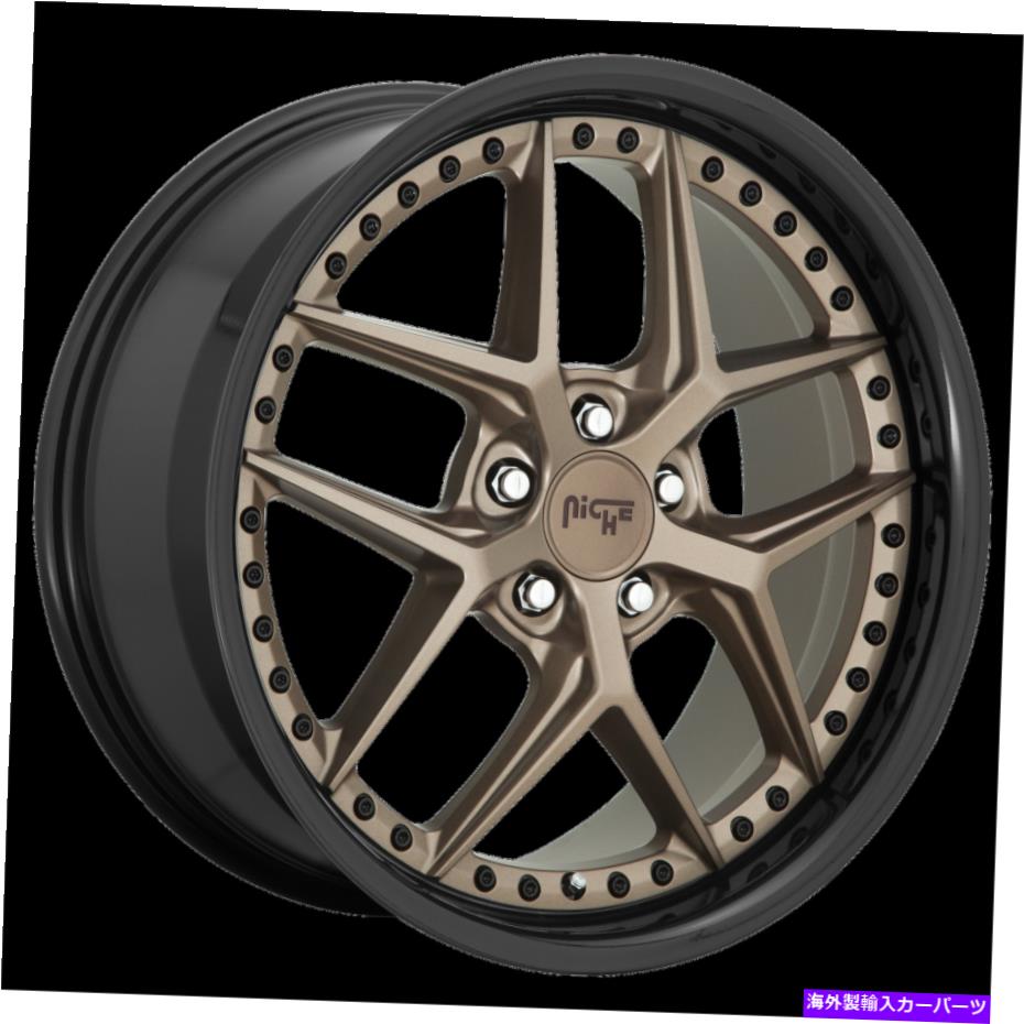 ホイール 4本セット 20x10.5ニッチ1PC M227 VICEマットブロンズホイール5x112（40mm）セット4 20x10.5 Niche 1pc M227 VICE MATTE BRONZE Wheel 5x112 (40mm) Set of 4