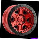 ホイール 4本セット 17x9ブラックサイロリノリノキャンディーレッドw/ブラックリップエッジホイール5x5(0mm)セット4のセット 17x9 Black Rhino Reno Candy Red W/ Black Lip Edge Wheel 5x5 (0mm) Set of 4(2)