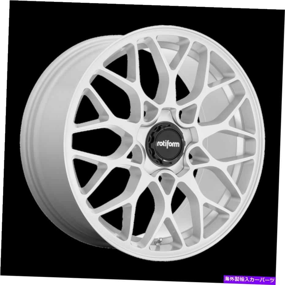 ホイール 4本セット 20x10.5 Rotiform 1PC R189グロスシルバーホイール5x112（40mm）セット4 20x10.5 Rotiform 1pc R189 Gloss Silver Wheel 5x112 (40mm) Set of 4