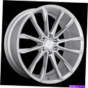 ホイール　4本セット 24x10 Dub DC248クラウトグロスシルバーブラシホイール6x135（30mm）セット4 24x10 Dub DC248 Clout Gloss Silver Brushed Wheels 6x135 (30mm) Set of 4