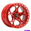 ホイール　4本セット 17x10溶接オフロードW906レッジビードロックキャンディレッドホイール5x5（-25mm）セット4 17x10 WELD Off-Road W906 Ledge BEADLOCK Candy Red Wheels 5x5 (-25mm) Set of 4