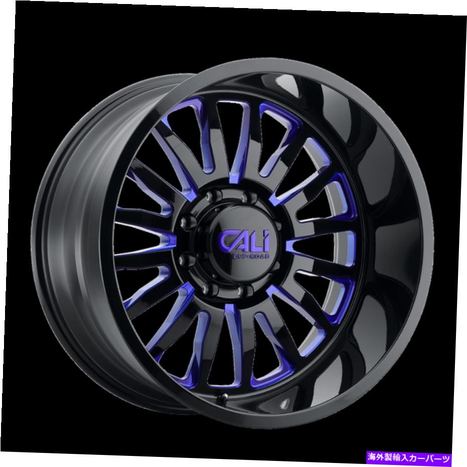 20x10 CALI OFF-ROAD Summit Gloss Black/Blue Wheels 6x5.5 (-25mm) Set of 4カテゴリホイール　4本セット状態新品メーカー車種発送詳細全国一律 送料無料 （※北海道、沖縄、...