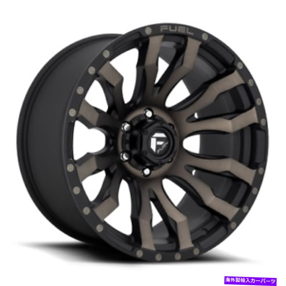 ホイール　4本セット 20x9 D674 Fuel Blitz Matte Black＆Machined Wheels 8x170（1mm）セット4 20x9 D674 Fuel Blitz Matte Black & Machined Wheels 8x170 (1mm) Set of 4(2)