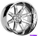 ホイール 4本セット 22x12敵対的なH109アルファアーマーメッキ(Chrome)ホイール6x135(-44mm)セット4 22x12 Hostile H1...