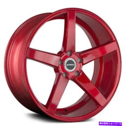 ホイール　4本セット （4）20 "StradaWheels Perfetto Candy Red Rims（B45） (4) 20" Strada Wheels Perfetto Candy Red Rims(B45)