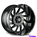 ホイール 4本セット (4)20x12オフロードモンスターホイールM12グロスブラックリム(B41) (4) 20x12 Off Road Monster Wheels M12 Gloss Black Rims (B41)(2)