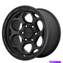 ホイール　4本セット （4）20 "KMCホイールKM541ダーティハリーテクスチャブラックオフロードリム（B11） (4) 20" KMC Wheels KM541 Dirty Harry Textured Black Off Road Rims(B11)