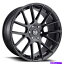 ホイール　4本セット （4）22 "ダブホイールLuxe S205グロスブラックリム（B44） (4) 22" Dub Wheels Luxe S205 Gloss Black Rims(B44)