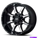 ホイール 4本セット (4)18x9 Moto Metal Wheels MO970 Black W機械加工されたフェイスオフロードリム(B41) (4) 18...