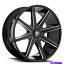 ホイール　4本セット （4）20 "ダブホイールプッシュS109ブラックミリングリム（B44） (4) 20" Dub Wheels Push S109 Black Milled Rims(B44)