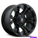 ホイール 4本セット (4)17x9燃料ホイールD560蒸気マットブラックオフロードリム(B44) (4) 17x9 Fuel Wheels D560 Vapor Matte Black Off Road Rims (B44)(2)