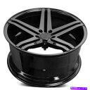 ホイール 4本セット (4)19 "Staggered Verde Wheels V39 Parallax Gloss Black Rims(B42) (4) 19" Staggered Verde Wheels V39 Parallax Gloss Black Rims(B42)