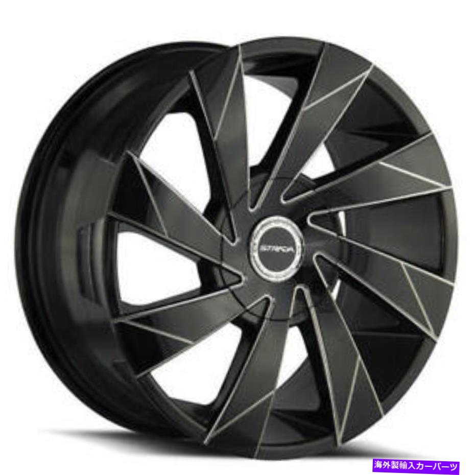 (4) 20" Strada Wheels Moto Gloss Black Milled with Edge Spoke Rims(B41)カテゴリホイール　4本セット状態新品メーカー車種発送詳細全国一律 送料無料 （※北海道、沖縄、離島は省く）商品詳細輸入商品の為、英語表記となります。Condition: NewAVAILABLE SIZES: 20x8.5BOLT PATTERN: 5x100/5x108/5x110/5x112/5x114/5x115/5x120/6x135/6x139OFFSET: Low to High (According to Vehicle)QUANTITY: 4 pcs (1 set)LUGS and LOCKS: Not IncludedBrand: StradaManufacturer Part Number: Moto-STD103Surface Finish: Gloss Black Milled with Edge Spoke《ご注文前にご確認ください》■海外輸入品の為、NC・NRでお願い致します。■取り付け説明書は基本的に付属しておりません。お取付に関しましては専門の業者様とご相談お願いいたします。■通常2〜4週間でのお届けを予定をしておりますが、天候、通関、国際事情により輸送便の遅延が発生する可能性や、仕入・輸送費高騰や通関診査追加等による価格のご相談の可能性もございますことご了承いただいております。■海外メーカーの注文状況次第では在庫切れの場合もございます。その場合は弊社都合にてキャンセルとなります。■配送遅延、商品違い等によってお客様に追加料金が発生した場合や取付け時に必要な加工費や追加部品等の、商品代金以外の弊社へのご請求には一切応じかねます。■弊社は海外パーツの輸入販売業のため、製品のお取り付けや加工についてのサポートは行っておりません。専門店様と解決をお願いしております。■大型商品に関しましては、配送会社の規定により個人宅への配送が困難な場合がございます。その場合は、会社や倉庫、最寄りの営業所での受け取りをお願いする場合がございます。■輸入消費税が追加課税される場合もございます。その場合はお客様側で輸入業者へ輸入消費税のお支払いのご負担をお願いする場合がございます。■商品説明文中に英語にて”保証”関する記載があっても適応はされませんのでご了承ください。■海外倉庫から到着した製品を、再度国内で検品を行い、日本郵便または佐川急便にて発送となります。■初期不良の場合は商品到着後7日以内にご連絡下さいませ。■輸入商品のためイメージ違いやご注文間違い当のお客様都合ご返品はお断りをさせていただいておりますが、弊社条件を満たしている場合はご購入金額の30％の手数料を頂いた場合に限りご返品をお受けできる場合もございます。(ご注文と同時に商品のお取り寄せが開始するため)（30％の内訳は、海外返送費用・関税・消費全負担分となります）■USパーツの輸入代行も行っておりますので、ショップに掲載されていない商品でもお探しする事が可能です。お気軽にお問い合わせ下さいませ。[輸入お取り寄せ品においてのご返品制度・保証制度等、弊社販売条件ページに詳細の記載がございますのでご覧くださいませ]&nbsp;