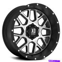 ホイール 4本セット (4)18x8 XDホイールXD820グレネードサテンブラックW機械加工されたフェイスオフロード(B43) (4) 18x8 XD Whe...