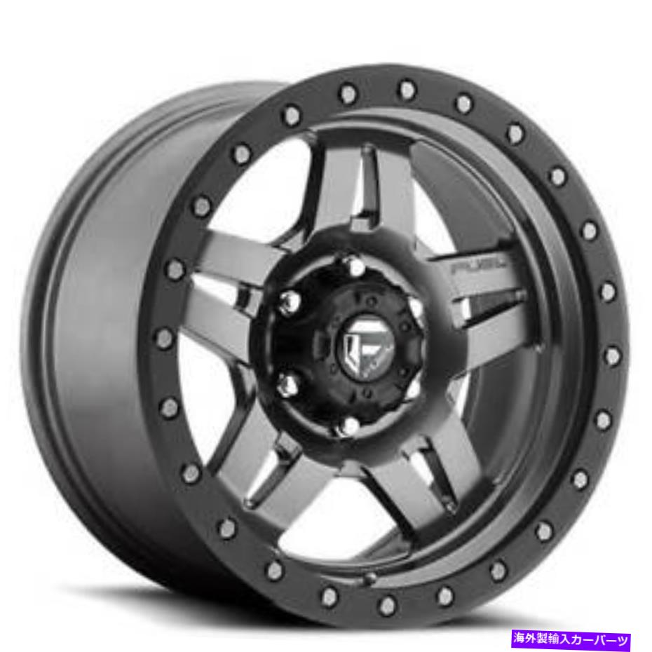 (4) 17" Fuel Wheels D558 Anza Matte Grey w Black Ring Off Road Rims (B45)カテゴリホイール　4本セット状態新品メーカー車種発送詳細全国一律 送料無料 （※北海道、沖縄、離島は省く）商品詳細輸入商品の為、英語表記となります。Condition: NewSIZES: 17x8.5BOLT PATTERN: 5 Lugs/6 LugsOFFSET: -6mm/+6mmQUANTITY: 4 pcs (1 set)LUGS and LOCKS: Not IncludedBrand: FuelType: Off RoadManufacturer Part Number: FuelFL017-2Surface Finish: Matte Grey with Black Ring《ご注文前にご確認ください》■海外輸入品の為、NC・NRでお願い致します。■取り付け説明書は基本的に付属しておりません。お取付に関しましては専門の業者様とご相談お願いいたします。■通常2〜4週間でのお届けを予定をしておりますが、天候、通関、国際事情により輸送便の遅延が発生する可能性や、仕入・輸送費高騰や通関診査追加等による価格のご相談の可能性もございますことご了承いただいております。■海外メーカーの注文状況次第では在庫切れの場合もございます。その場合は弊社都合にてキャンセルとなります。■配送遅延、商品違い等によってお客様に追加料金が発生した場合や取付け時に必要な加工費や追加部品等の、商品代金以外の弊社へのご請求には一切応じかねます。■弊社は海外パーツの輸入販売業のため、製品のお取り付けや加工についてのサポートは行っておりません。専門店様と解決をお願いしております。■大型商品に関しましては、配送会社の規定により個人宅への配送が困難な場合がございます。その場合は、会社や倉庫、最寄りの営業所での受け取りをお願いする場合がございます。■輸入消費税が追加課税される場合もございます。その場合はお客様側で輸入業者へ輸入消費税のお支払いのご負担をお願いする場合がございます。■商品説明文中に英語にて”保証”関する記載があっても適応はされませんのでご了承ください。■海外倉庫から到着した製品を、再度国内で検品を行い、日本郵便または佐川急便にて発送となります。■初期不良の場合は商品到着後7日以内にご連絡下さいませ。■輸入商品のためイメージ違いやご注文間違い当のお客様都合ご返品はお断りをさせていただいておりますが、弊社条件を満たしている場合はご購入金額の30％の手数料を頂いた場合に限りご返品をお受けできる場合もございます。(ご注文と同時に商品のお取り寄せが開始するため)（30％の内訳は、海外返送費用・関税・消費全負担分となります）■USパーツの輸入代行も行っておりますので、ショップに掲載されていない商品でもお探しする事が可能です。お気軽にお問い合わせ下さいませ。[輸入お取り寄せ品においてのご返品制度・保証制度等、弊社販売条件ページに詳細の記載がございますのでご覧くださいませ]&nbsp;