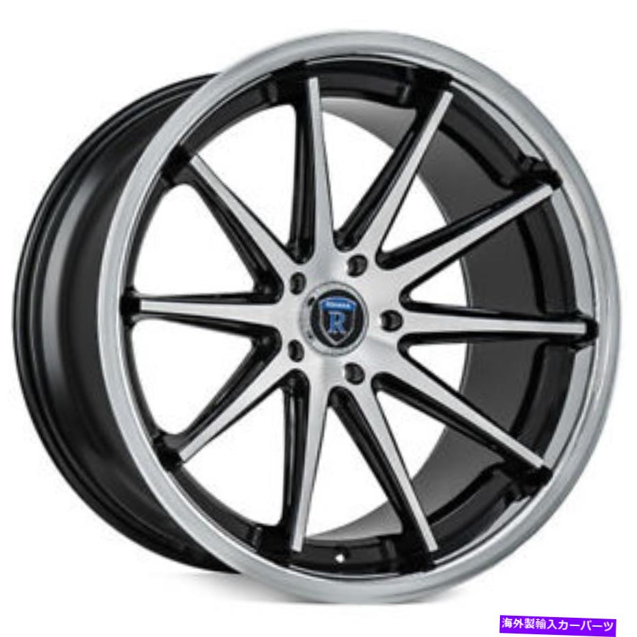 (4) 19" Staggered Rohana Wheels RC10 Machined Black Rims (B3)カテゴリホイール　4本セット状態新品メーカー車種発送詳細全国一律 送料無料 （※北海道、沖縄、離島は省く）商品詳細輸入商品の為、英語表記となります。Condition: NewAVAILABLE SIZES: Front : 19x8.5 Rear : 19x9.5BOLT PATTERN: 5x108/5x110/5x112/5x114/5x115/5x120/5x130OFFSET: Low to High (According to Vehicle)QUANTITY: 4 pcs (1 set)LUGS and LOCKS: Not IncludedBrand: RohanaManufacturer Part Number: RH002-2Type: RC10Surface Finish: Machined Black《ご注文前にご確認ください》■海外輸入品の為、NC・NRでお願い致します。■取り付け説明書は基本的に付属しておりません。お取付に関しましては専門の業者様とご相談お願いいたします。■通常2〜4週間でのお届けを予定をしておりますが、天候、通関、国際事情により輸送便の遅延が発生する可能性や、仕入・輸送費高騰や通関診査追加等による価格のご相談の可能性もございますことご了承いただいております。■海外メーカーの注文状況次第では在庫切れの場合もございます。その場合は弊社都合にてキャンセルとなります。■配送遅延、商品違い等によってお客様に追加料金が発生した場合や取付け時に必要な加工費や追加部品等の、商品代金以外の弊社へのご請求には一切応じかねます。■弊社は海外パーツの輸入販売業のため、製品のお取り付けや加工についてのサポートは行っておりません。専門店様と解決をお願いしております。■大型商品に関しましては、配送会社の規定により個人宅への配送が困難な場合がございます。その場合は、会社や倉庫、最寄りの営業所での受け取りをお願いする場合がございます。■輸入消費税が追加課税される場合もございます。その場合はお客様側で輸入業者へ輸入消費税のお支払いのご負担をお願いする場合がございます。■商品説明文中に英語にて”保証”関する記載があっても適応はされませんのでご了承ください。■海外倉庫から到着した製品を、再度国内で検品を行い、日本郵便または佐川急便にて発送となります。■初期不良の場合は商品到着後7日以内にご連絡下さいませ。■輸入商品のためイメージ違いやご注文間違い当のお客様都合ご返品はお断りをさせていただいておりますが、弊社条件を満たしている場合はご購入金額の30％の手数料を頂いた場合に限りご返品をお受けできる場合もございます。(ご注文と同時に商品のお取り寄せが開始するため)（30％の内訳は、海外返送費用・関税・消費全負担分となります）■USパーツの輸入代行も行っておりますので、ショップに掲載されていない商品でもお探しする事が可能です。お気軽にお問い合わせ下さいませ。[輸入お取り寄せ品においてのご返品制度・保証制度等、弊社販売条件ページに詳細の記載がございますのでご覧くださいませ]&nbsp;