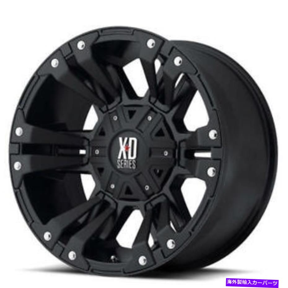 (4) 20x10 XD Wheels XD822 Monster 2 Matte Black Rims (B43)カテゴリホイール　4本セット状態新品メーカー車種発送詳細全国一律 送料無料 （※北海道、沖縄、離島は省く）商品詳細輸入商品の為、英語表記となります。Condition: NewSIZES: 20x10BOLT PATTERN: 5 Lugs / 6 Lugs / 8 LugsOFFSET: -24mm / +0mm / +18mmQUANTITY: 4 pcs (1 set)LUGS and LOCKS: Not IncludedBrand: XDType: Off RoadManufacturer Part Number: XDXD075-3Surface Finish: Matte Black《ご注文前にご確認ください》■海外輸入品の為、NC・NRでお願い致します。■取り付け説明書は基本的に付属しておりません。お取付に関しましては専門の業者様とご相談お願いいたします。■通常2〜4週間でのお届けを予定をしておりますが、天候、通関、国際事情により輸送便の遅延が発生する可能性や、仕入・輸送費高騰や通関診査追加等による価格のご相談の可能性もございますことご了承いただいております。■海外メーカーの注文状況次第では在庫切れの場合もございます。その場合は弊社都合にてキャンセルとなります。■配送遅延、商品違い等によってお客様に追加料金が発生した場合や取付け時に必要な加工費や追加部品等の、商品代金以外の弊社へのご請求には一切応じかねます。■弊社は海外パーツの輸入販売業のため、製品のお取り付けや加工についてのサポートは行っておりません。専門店様と解決をお願いしております。■大型商品に関しましては、配送会社の規定により個人宅への配送が困難な場合がございます。その場合は、会社や倉庫、最寄りの営業所での受け取りをお願いする場合がございます。■輸入消費税が追加課税される場合もございます。その場合はお客様側で輸入業者へ輸入消費税のお支払いのご負担をお願いする場合がございます。■商品説明文中に英語にて”保証”関する記載があっても適応はされませんのでご了承ください。■海外倉庫から到着した製品を、再度国内で検品を行い、日本郵便または佐川急便にて発送となります。■初期不良の場合は商品到着後7日以内にご連絡下さいませ。■輸入商品のためイメージ違いやご注文間違い当のお客様都合ご返品はお断りをさせていただいておりますが、弊社条件を満たしている場合はご購入金額の30％の手数料を頂いた場合に限りご返品をお受けできる場合もございます。(ご注文と同時に商品のお取り寄せが開始するため)（30％の内訳は、海外返送費用・関税・消費全負担分となります）■USパーツの輸入代行も行っておりますので、ショップに掲載されていない商品でもお探しする事が可能です。お気軽にお問い合わせ下さいませ。[輸入お取り寄せ品においてのご返品制度・保証制度等、弊社販売条件ページに詳細の記載がございますのでご覧くださいませ]&nbsp;