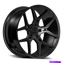 ホイール 4本セット (4)20 "ジョバンナホイールハレブブラックリム(B41) (4) 20" Giovanna Wheels Haleb Black Rims (B41)