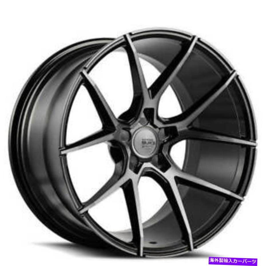 ホイール　4本セット （4）19 "Savini Wheels BM14 GLOSS BLACK W/ DDT RIMS（B7） (4) 19" Savini Wheels BM14 Gloss Black w/ DDT Rims (B7)