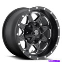 ホイール 4本セット (4)20インチの燃料ホイールD534ブーストマットブラックミルズオフロードリム(B48) (4) 20