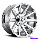 ホイール 4本セット (4)20x9燃料ホイールD614コントラクロムオフロードリム(B42) (4) 20x9 Fuel Wheels D614 Contra...