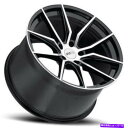 ホイール 4本セット (4)18 "スティガードクレイホイールスパイダーブラックリムフィットコルベット(B2) (4) 18" Staggered Cray Wheels Spider Black Rims fit Corvette (B2)