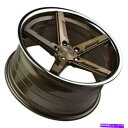 ホイール 4本セット (4)22x9 Vertini Wheels RFS1.7ブラシ付きデュアルブロンズリム(B30) (4) 22x9 Vertini Wh...